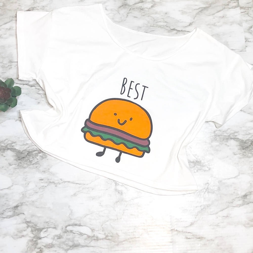 boutique burger t shirt M